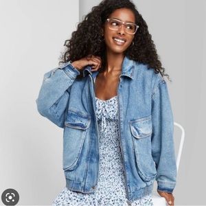 Wild fable Sherpa bomber jacket